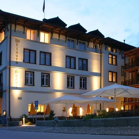 Hotel Weisses Kreuz Berguen Bagian luar foto